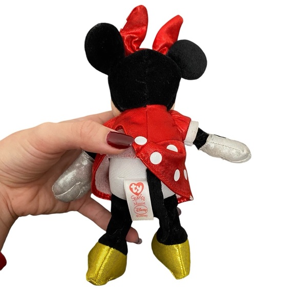 Minnie Mouse Disney Junior Plush Toy 2013 Edition Beanie Baby - Picture 2 of 7
